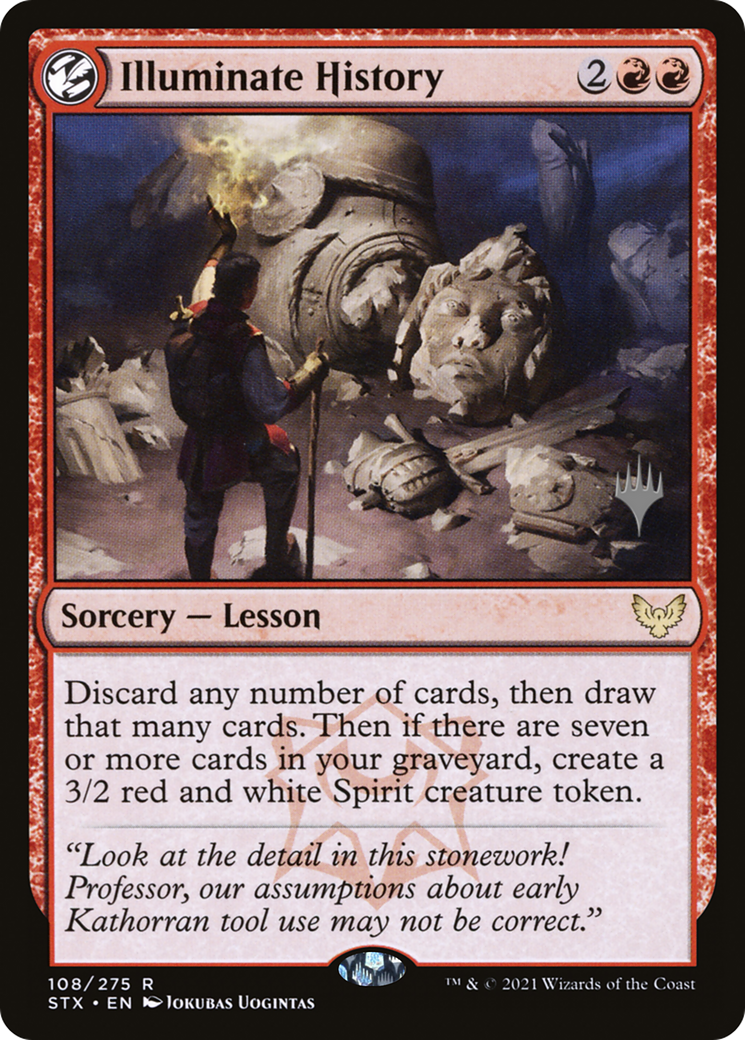 Illuminate History (PPSTX-108) - Strixhaven: School of Mages Promos: (lesson) Foil