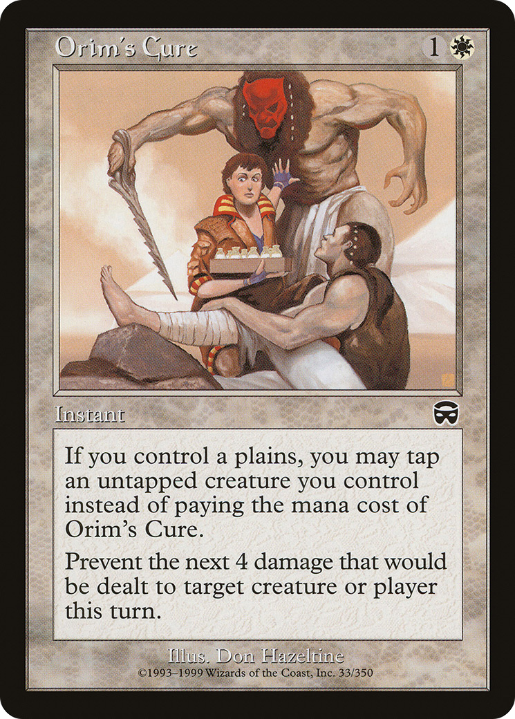 Orim's Cure (MMQ-033) - Mercadian Masques Foil