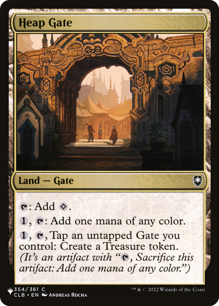 Heap Gate (LIST-CLB-354) - The List