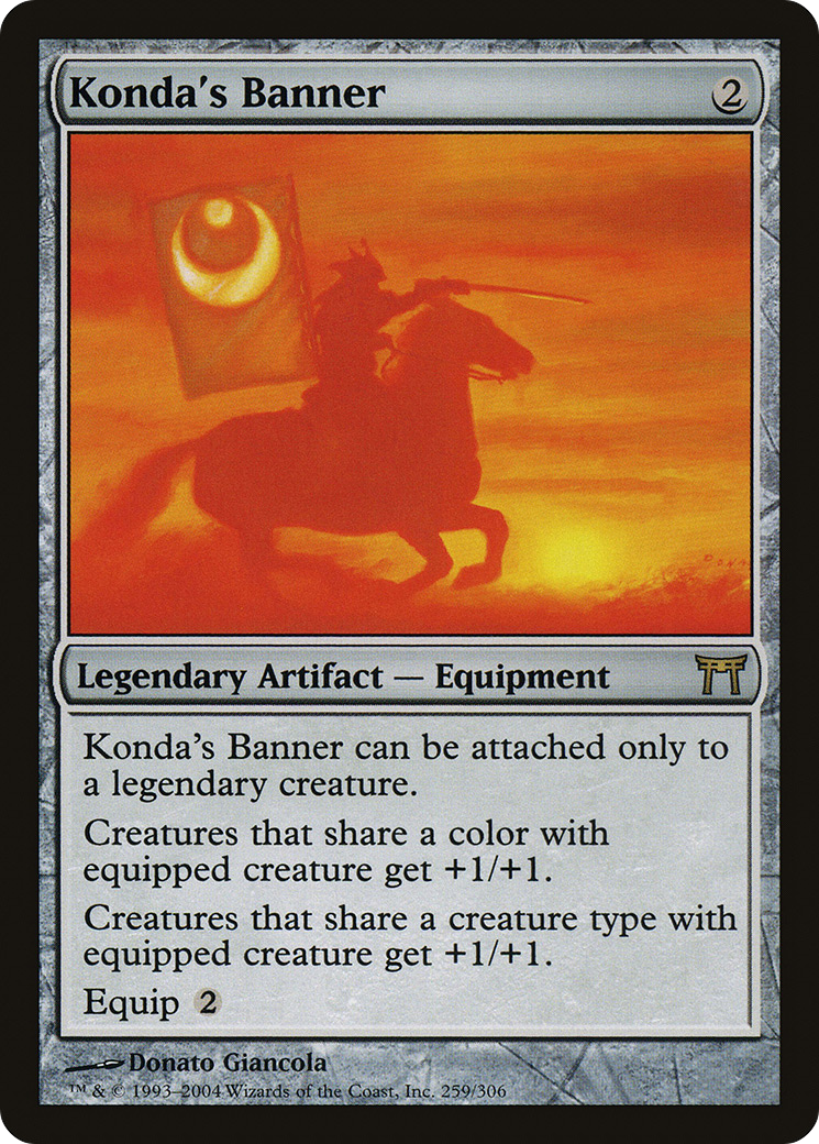 Konda's Banner (CHK-259) - Champions of Kamigawa Foil