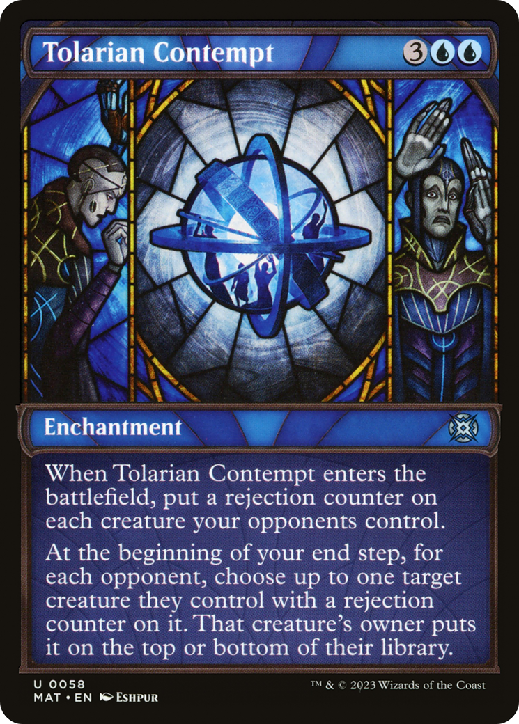 Tolarian Contempt (Showcase) (MAT-058) - March of the Machine: The Aftermath: (Showcase)
