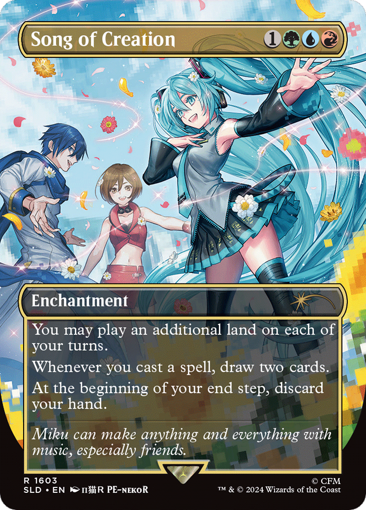 Song of Creation (SLD-1603) - Secret Lair Drop (Borderless)