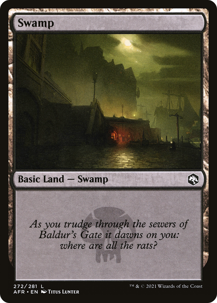 Swamp (272) (AFR-272) - Adventures in the Forgotten Realms Foil