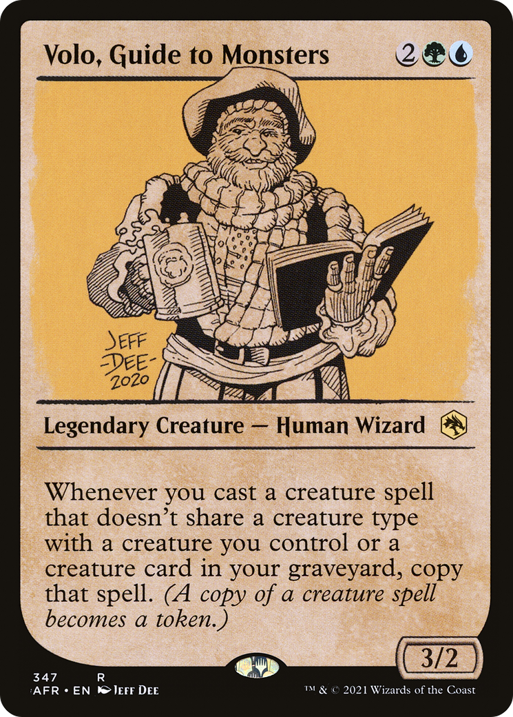 Volo, Guide to Monsters (Showcase) (AFR-347) - Adventures in the Forgotten Realms: (Showcase)