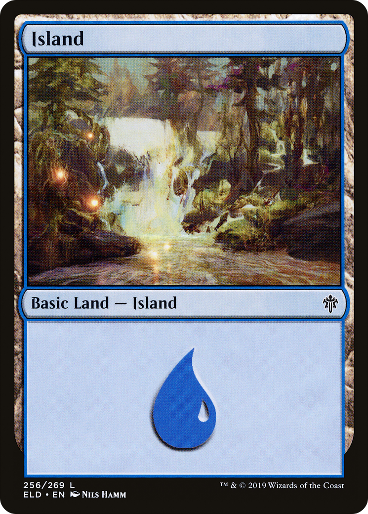 Island (256) (ELD-256) - Throne of Eldraine