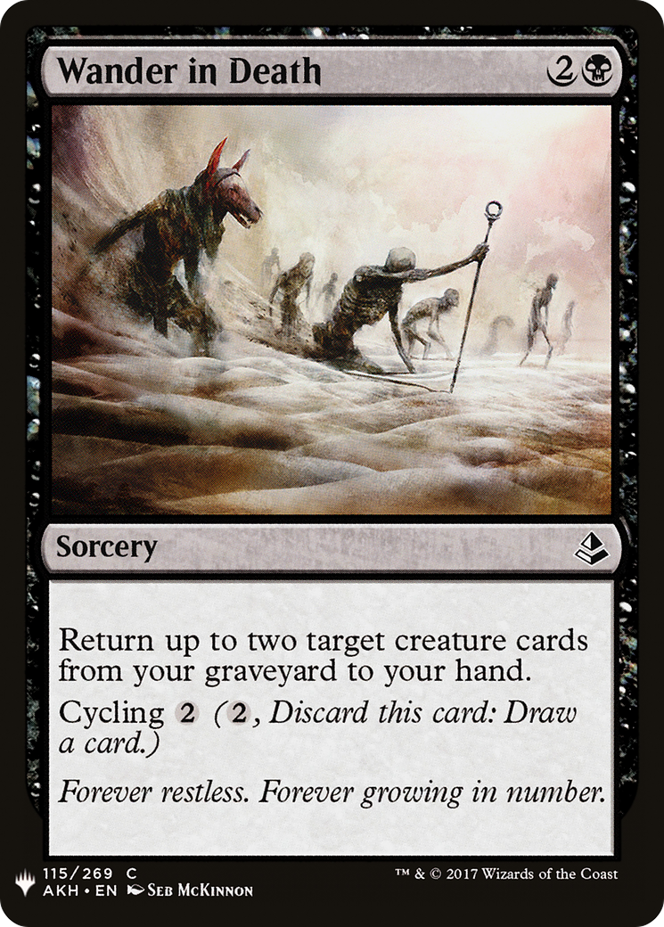 Wander in Death (LIST-AKH-115) - The List