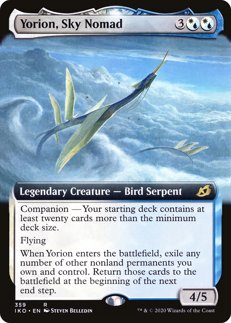Yorion, Sky Nomad (Extended Art) (IKO-359) - Ikoria: Lair of Behemoths: (companion, Extended Art) Foil