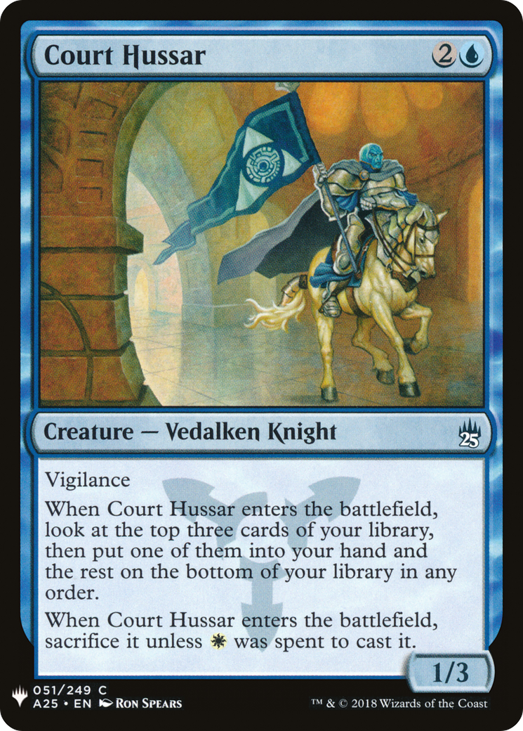 Court Hussar (LIST-A25-51) - The List