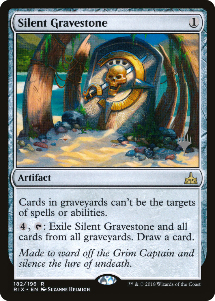 Silent Gravestone (PPM20-182) - Rivals of Ixalan Promos Foil