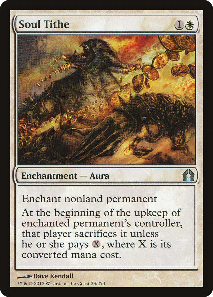 Soul Tithe (RTR-023) - Return to Ravnica Foil