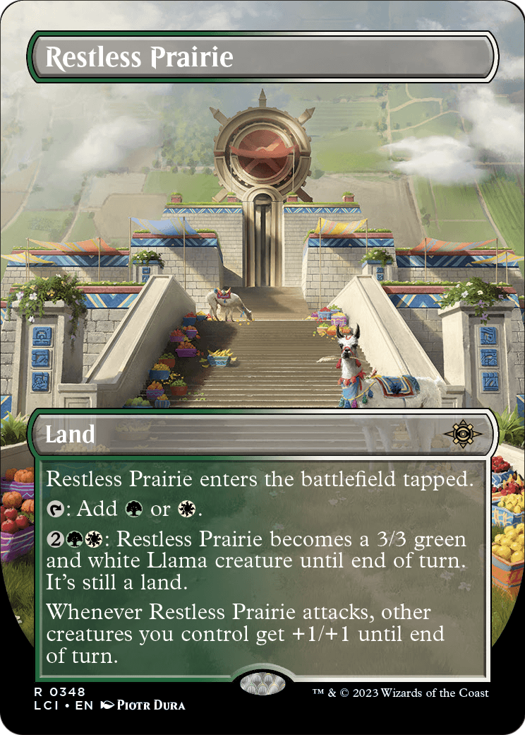Restless Prairie (Borderless) (LCI-348) - The Lost Caverns of Ixalan