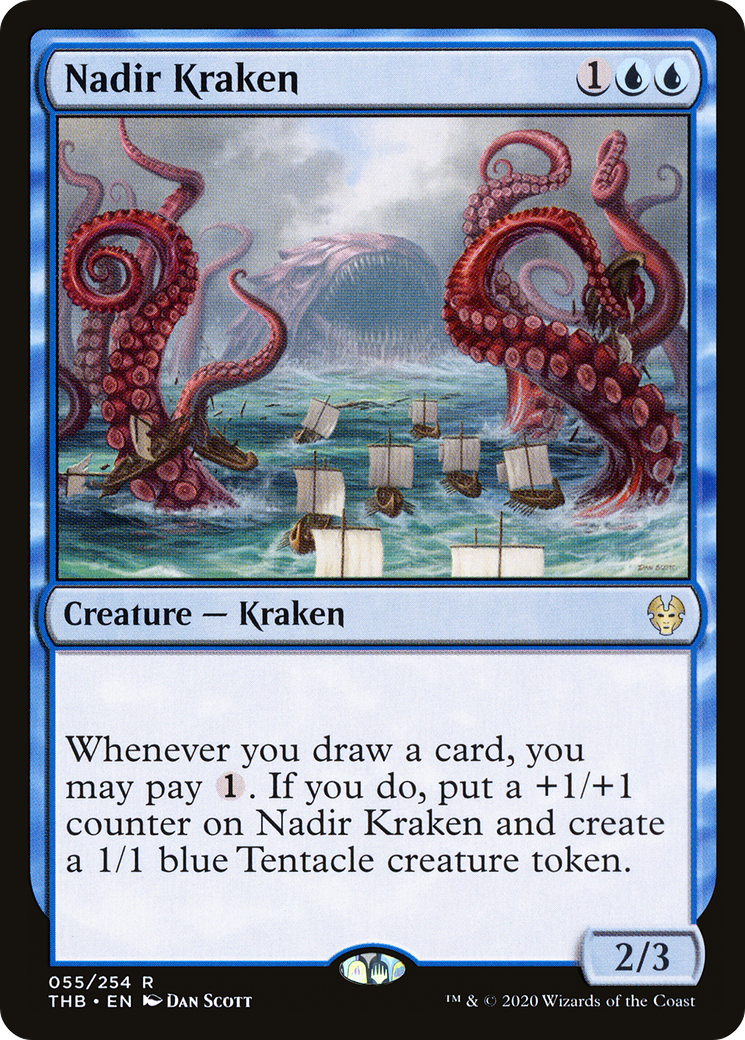Nadir Kraken (THB-055) - Theros Beyond Death Foil