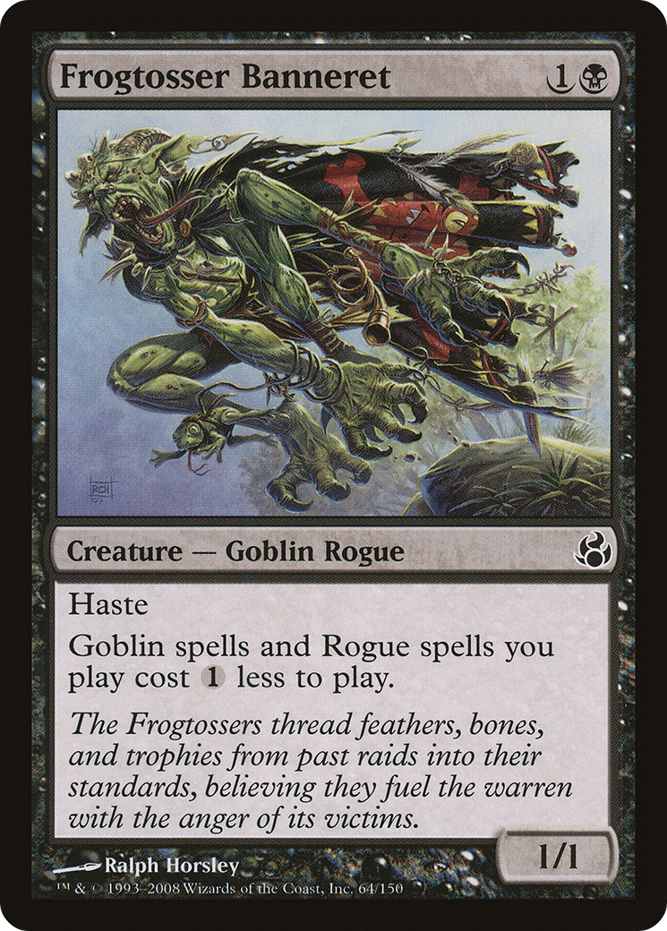 Frogtosser Banneret (MOR-064) - Morningtide Foil
