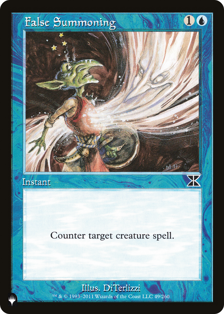 False Summoning (LIST-ME4-49) - The List