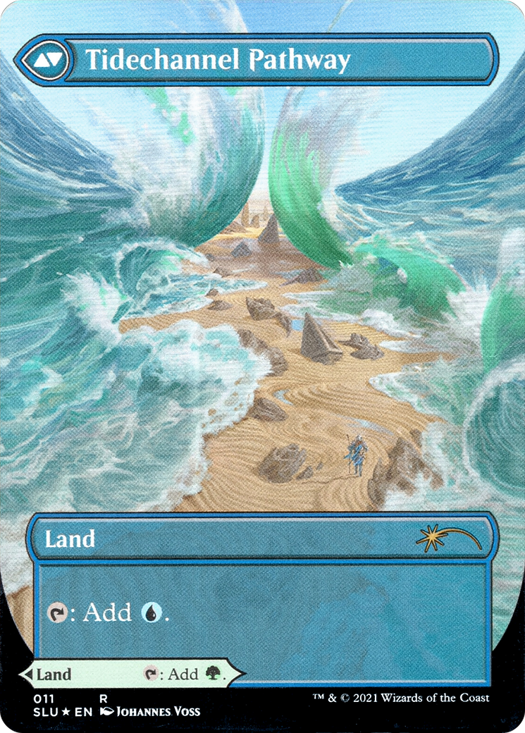 Barkchannel Pathway (Borderless) (SLU-011) - Secret Lair: Ultimate Edition: (Showcase) Foil