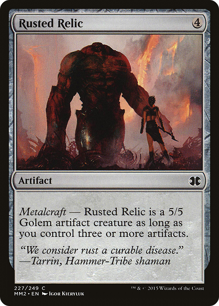 Rusted Relic (MM2-227) - Modern Masters 2015 Foil