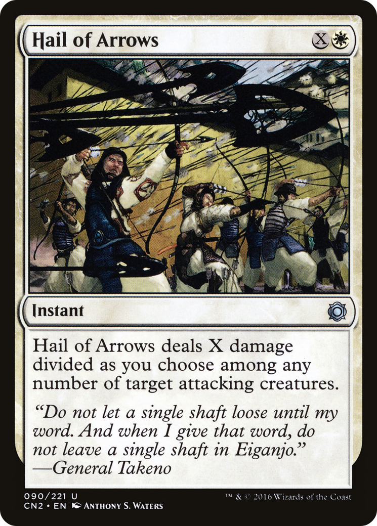 Hail of Arrows (CN2-090) - Conspiracy: Take the Crown Foil