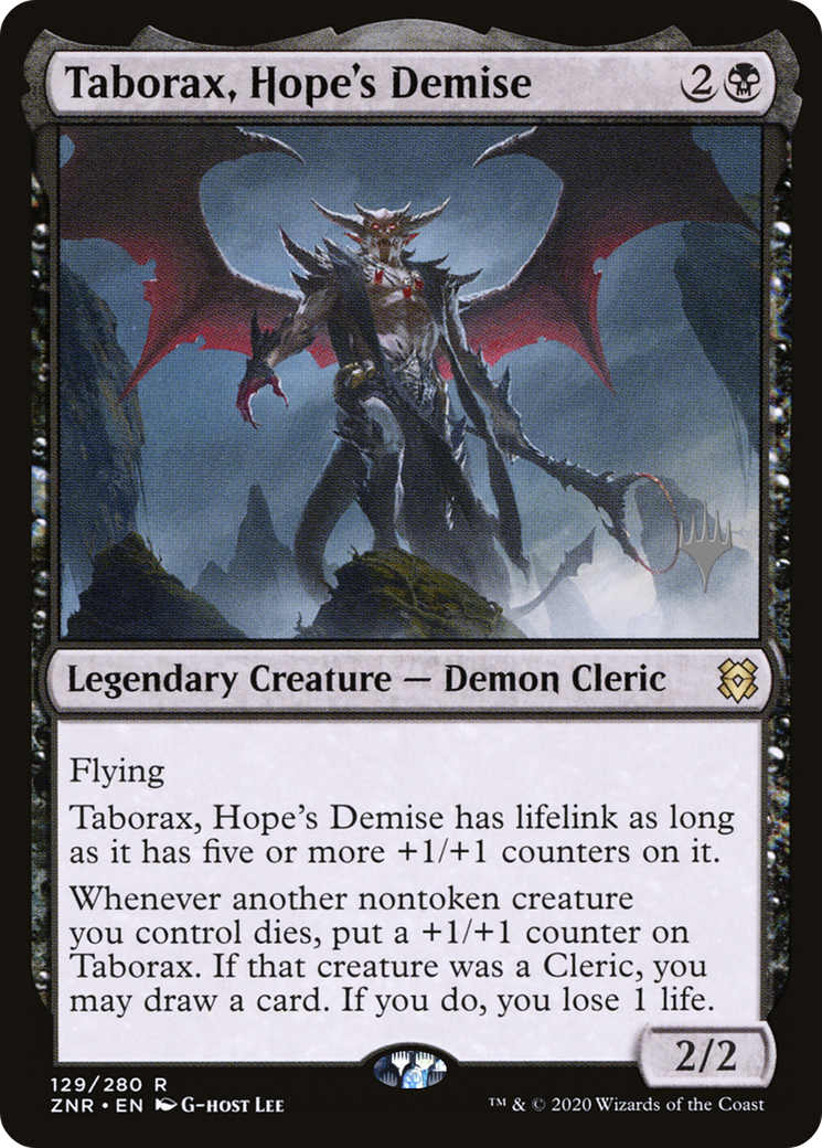 Taborax, Hope's Demise (PPZNR-129) - Zendikar Rising Promos Foil