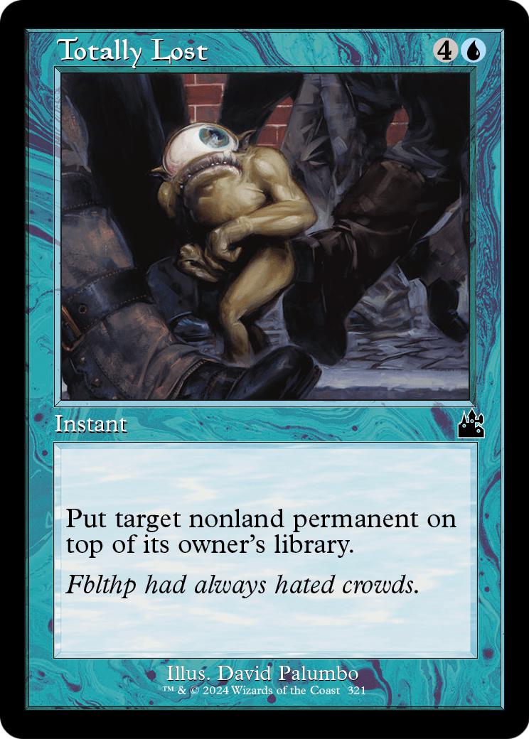 Totally Lost (Retro Frame) (RVR-321) - Ravnica Remastered Foil