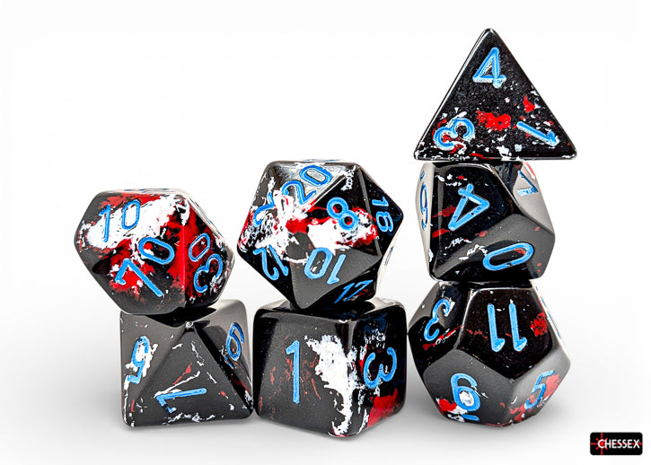 Chessex Dados polyhedral - Set 7 Dark side