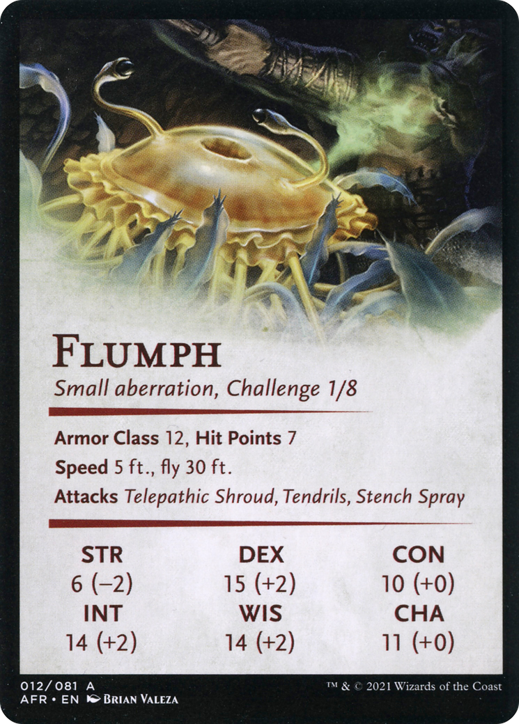 Flumph // Flumph (AAFR-012) - Adventures in the Forgotten Realms Art Series (Borderless) Foil
