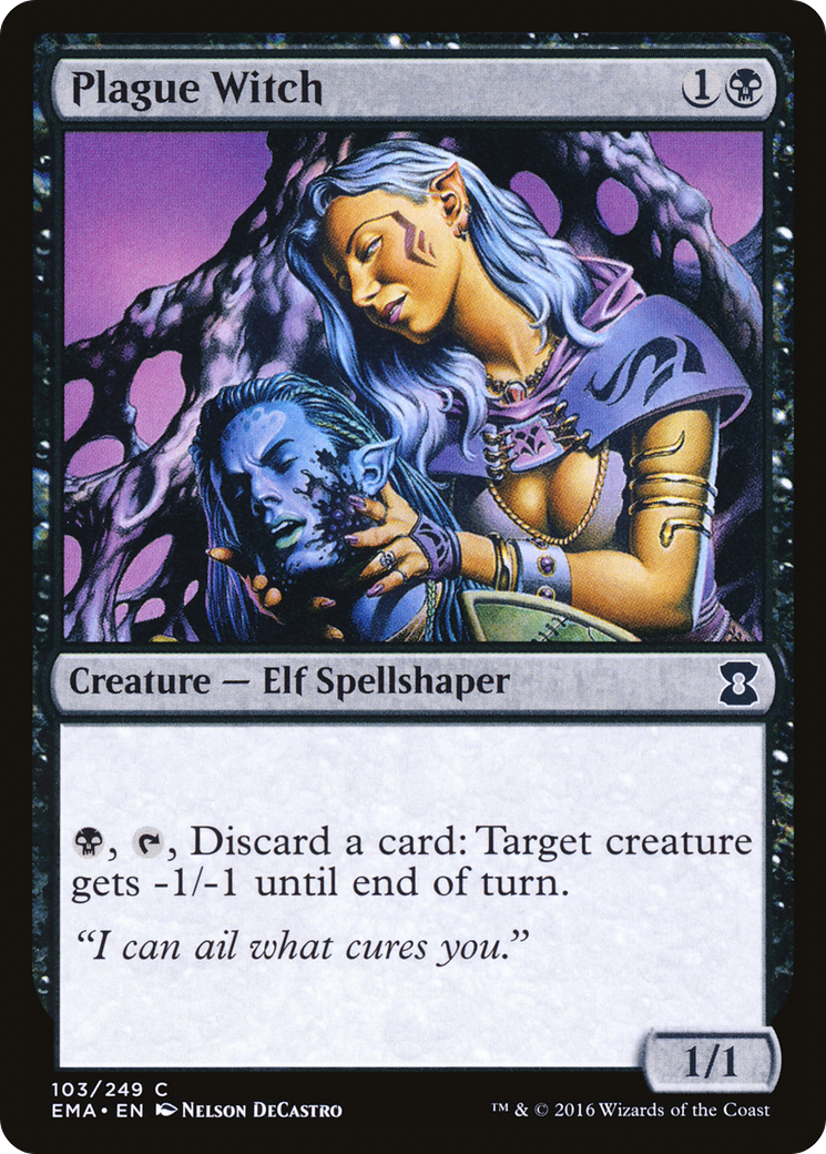 Plague Witch (EMA-103) - Eternal Masters Foil