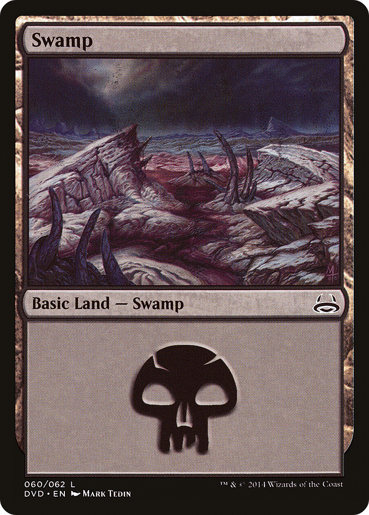 Swamp (60) (Divine vs Demonic) (DD3-060) - Duel Decks Anthology: Divine vs. Demonic