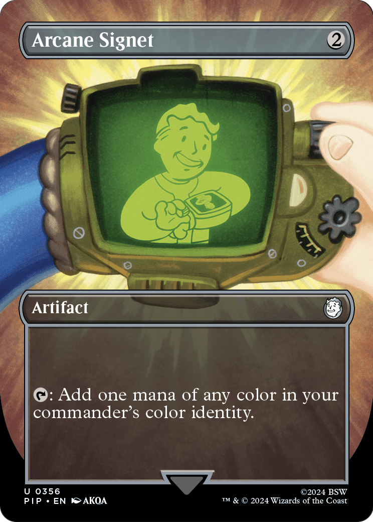Arcane Signet (Borderless) (PIP-356) - Fallout
