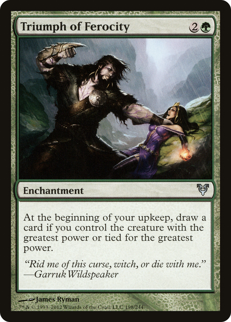 Triumph of Ferocity (AVR-198) - Avacyn Restored Foil