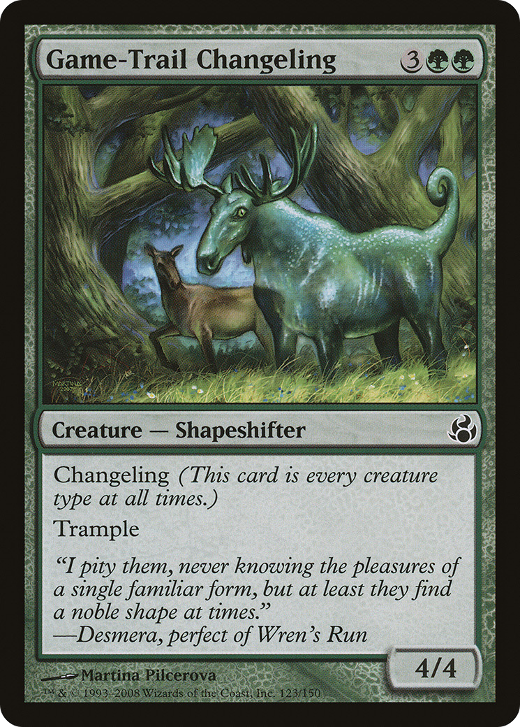 Game-Trail Changeling (MOR-) - Morningtide Foil