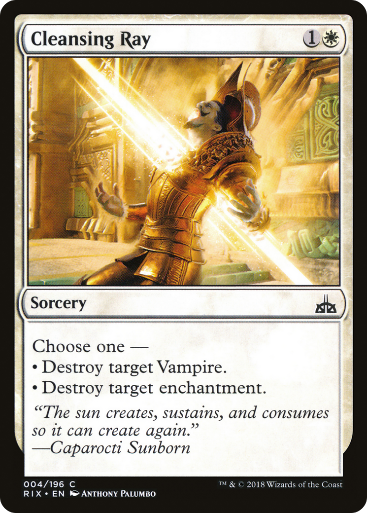 Cleansing Ray (RIX-004) - Rivals of Ixalan