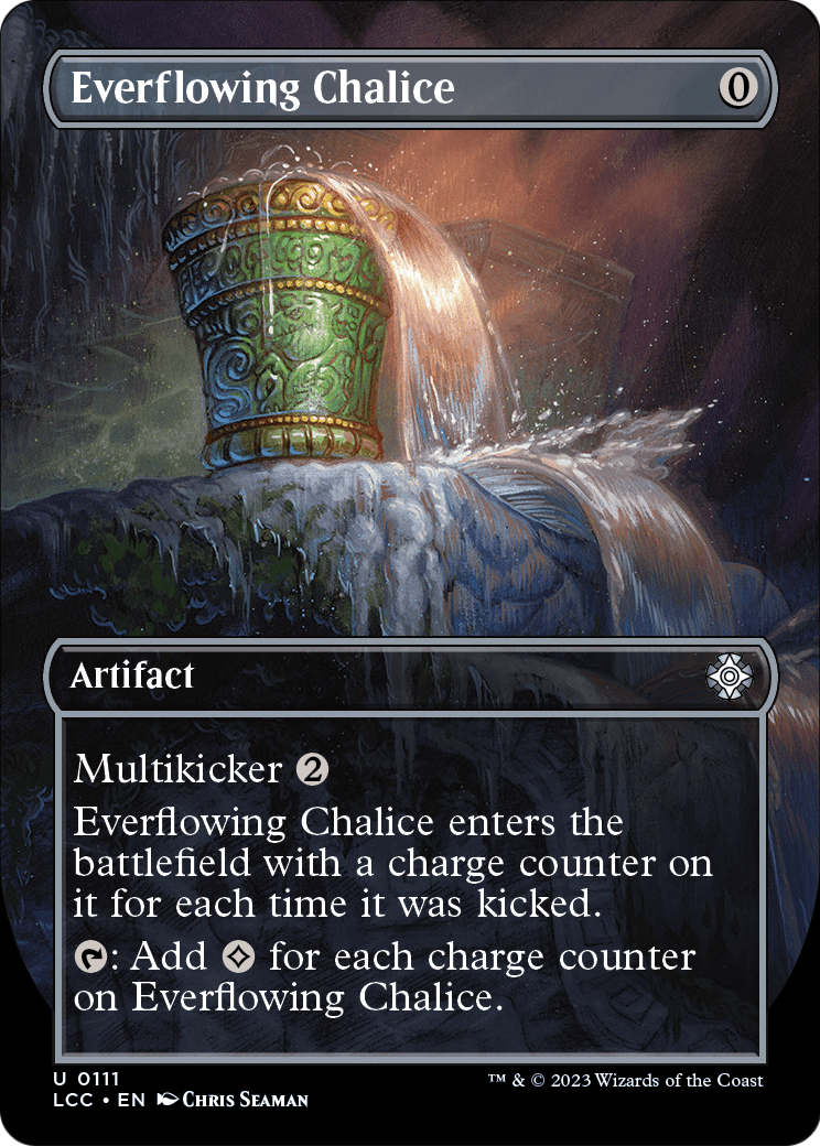 Everflowing Chalice (Borderless) (LCC-111) - The Lost Caverns of Ixalan Commander Foil