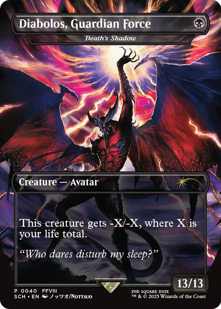 Diabolos, Guardian Force - Death's Shadow (GAME-040) - Standard Showdown Promos / Diabolos, Guardian Force (Borderless)