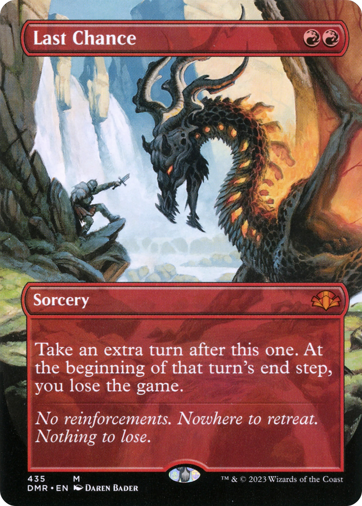 Last Chance (Borderless) (DMR-435) - Dominaria Remastered Foil