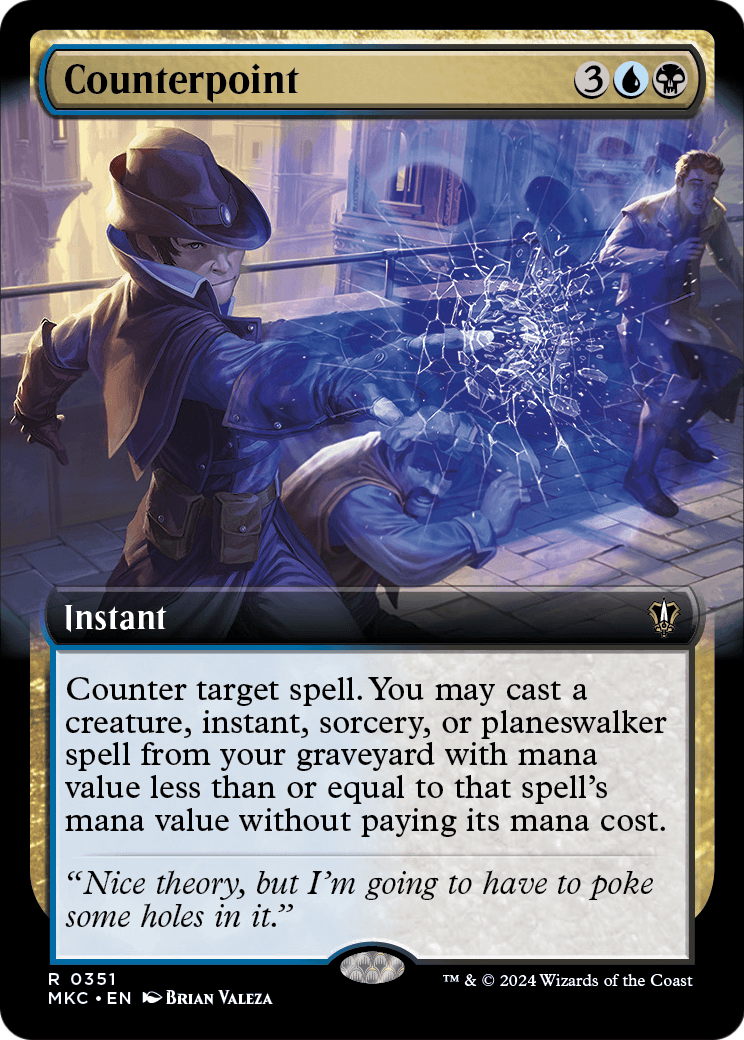 Counterpoint (Extended Art) (MKC-351) - Murders at Karlov Manor Commander: (Extended Art)