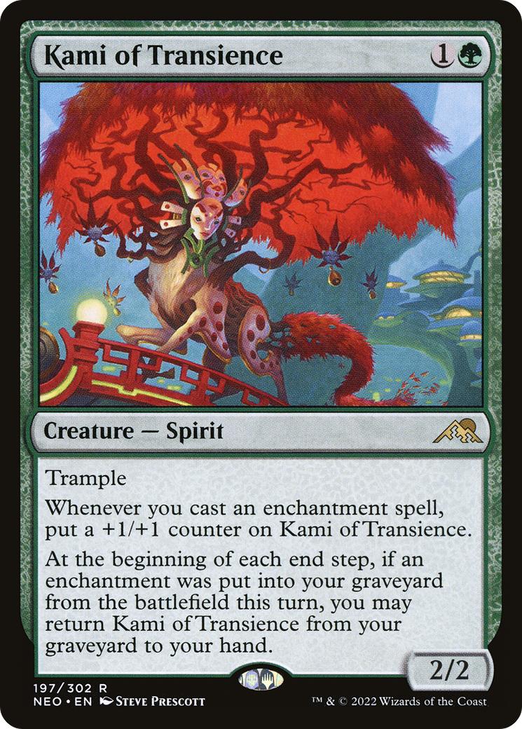 Kami of Transience (NEO-197) - Kamigawa: Neon Dynasty Foil