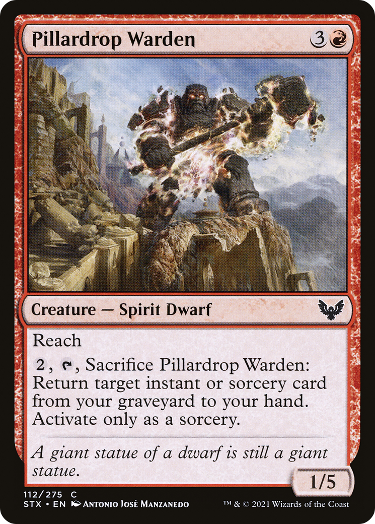 Pillardrop Warden (STX-112) - Strixhaven: School of Mages