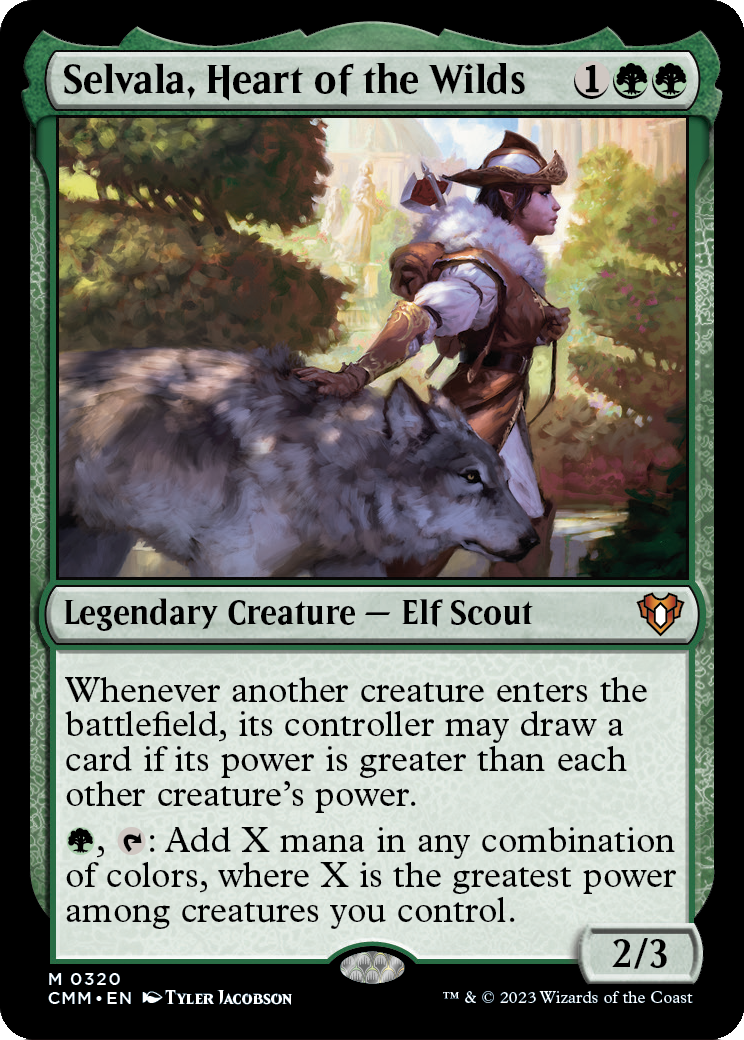 Selvala, Heart of the Wilds (CMM-320) - Commander Masters