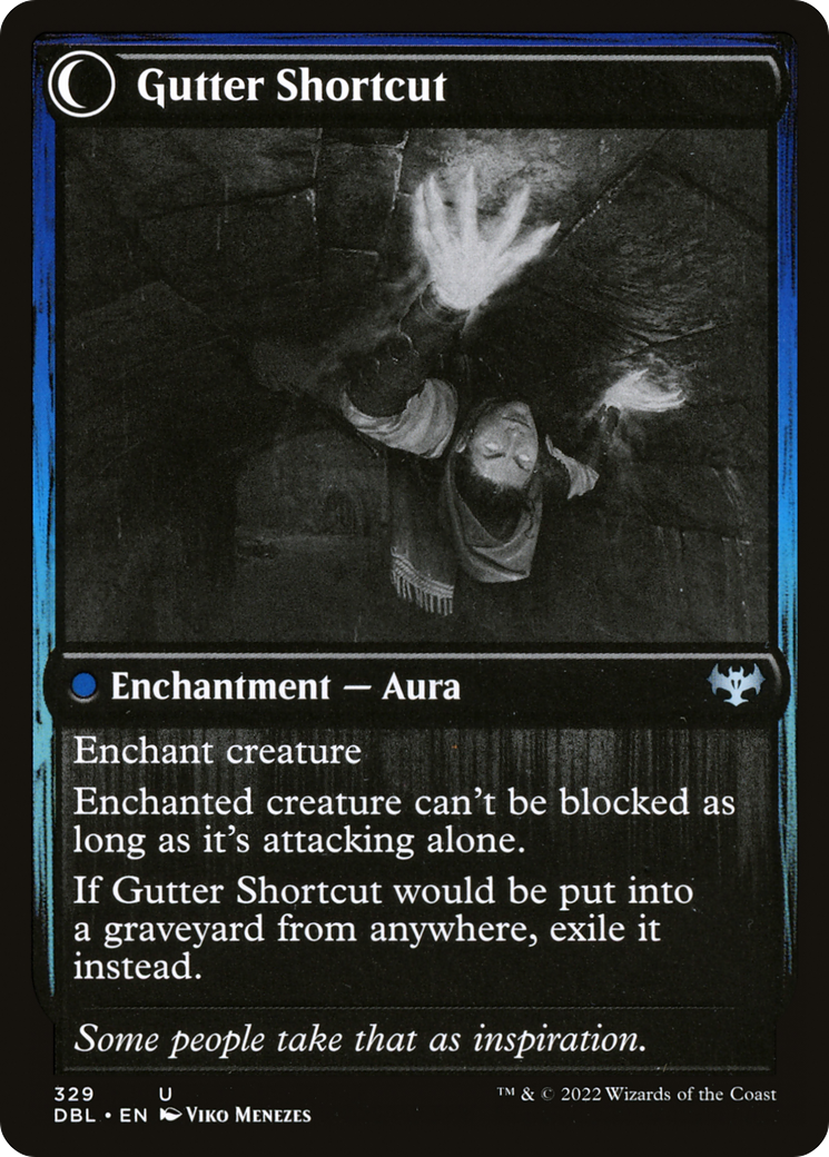 Gutter Skulker (DBL-329) - Innistrad: Double Feature: (Double Faced Transform)