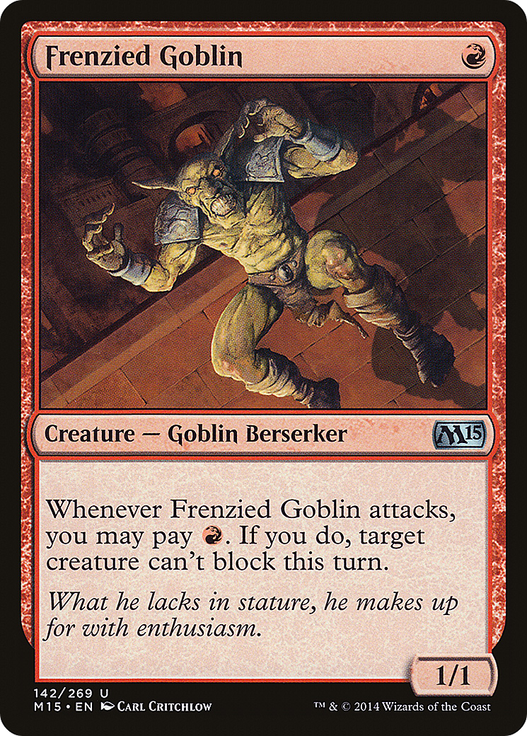 Frenzied Goblin (M15-142) - Magic 2015