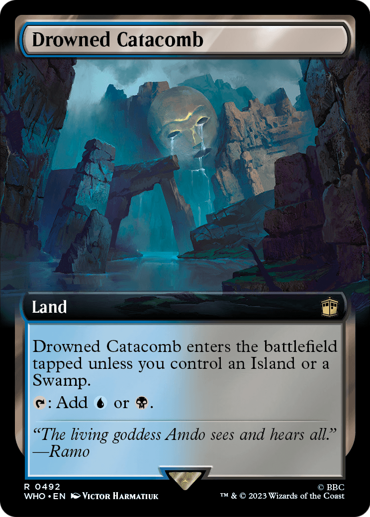 Drowned Catacomb (Extended Art) (WHO-492) - Doctor Who: (Extended Art) Foil