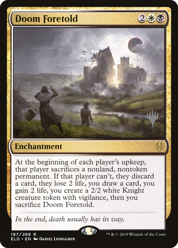 Doom Foretold (PPELD-187) - Throne of Eldraine Promos