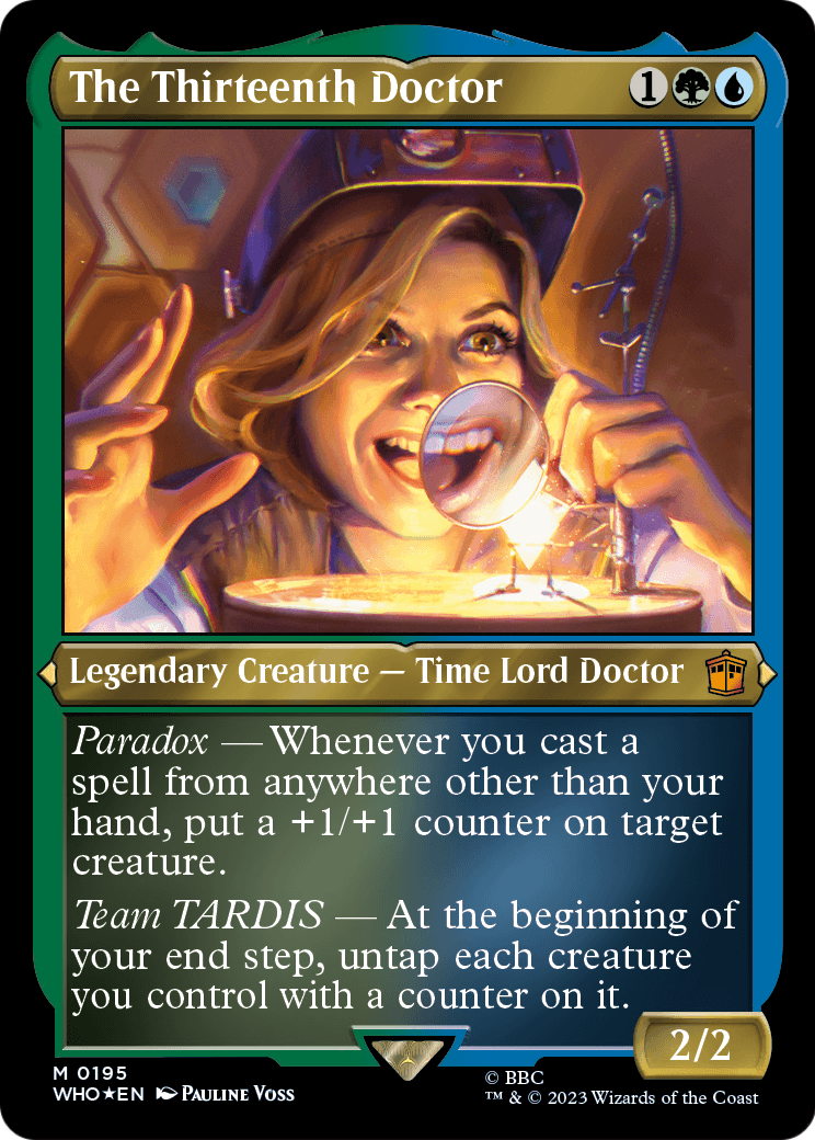 The Thirteenth Doctor (Display Commander) - Thick Stock (WHO-195) - Doctor Who Foil