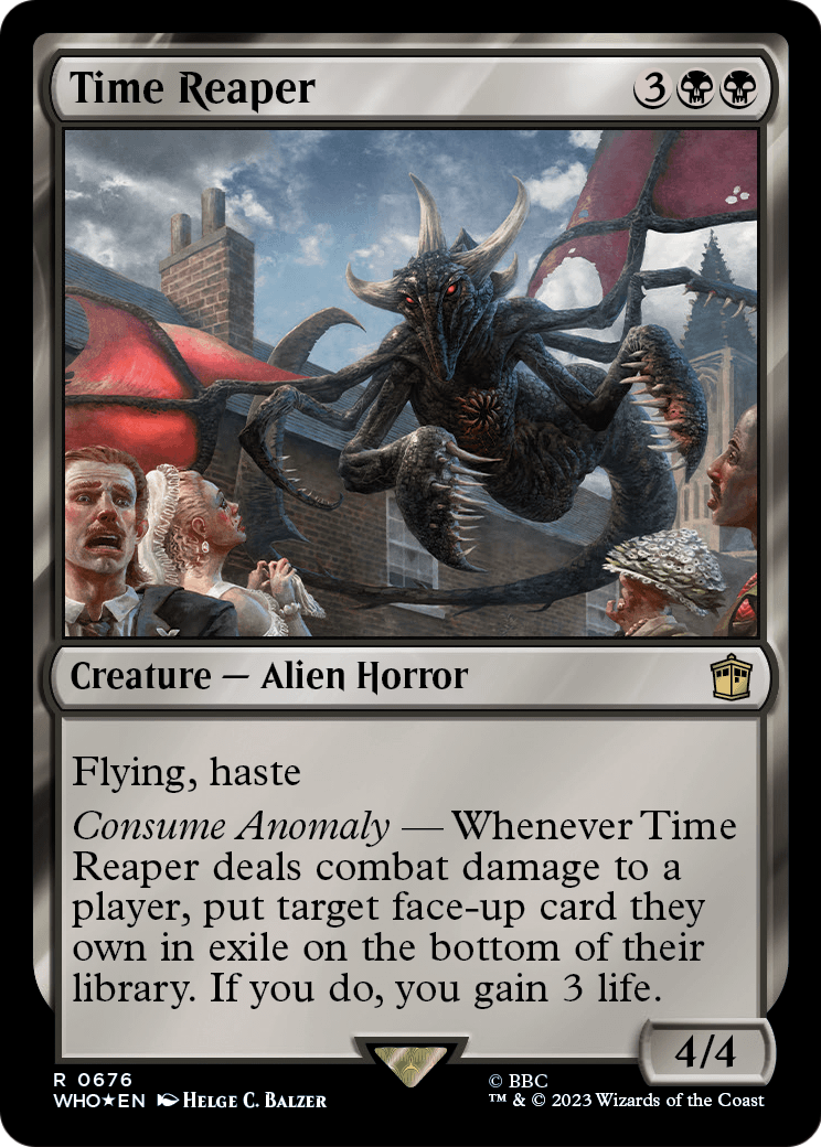 Time Reaper (Surge Foil) (WHO-676) - Doctor Who Foil