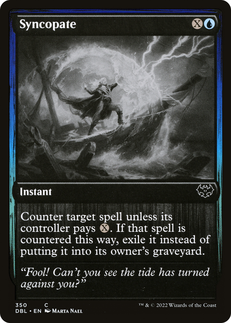 Syncopate (DBL-350) - Innistrad: Double Feature Foil