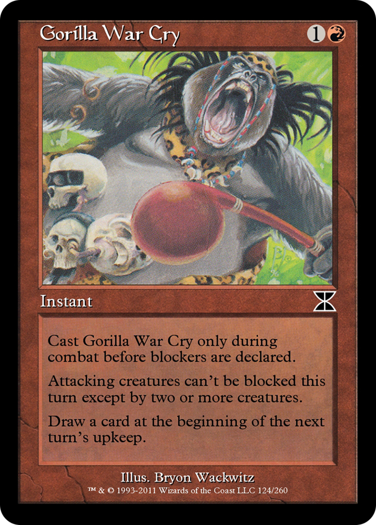 Gorilla War Cry (ME4-124) - Masters Edition IV