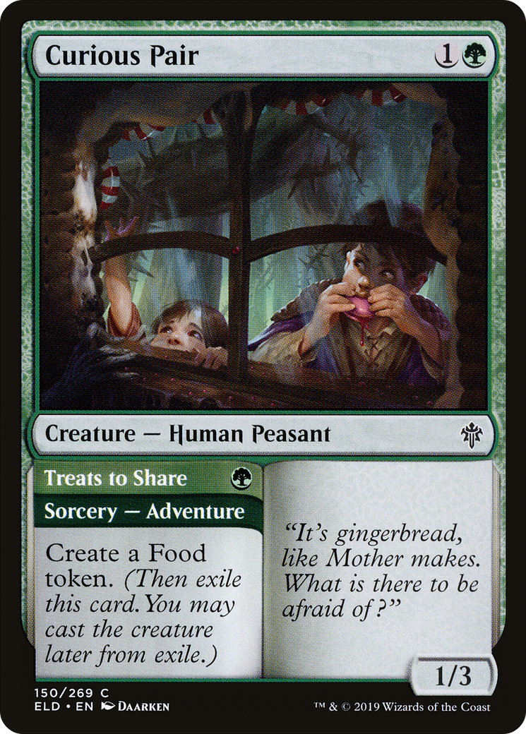 Curious Pair (ELD-150) - Throne of Eldraine Foil