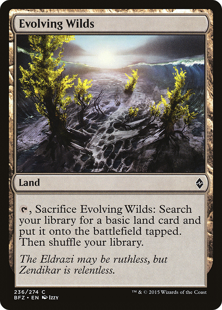 Evolving Wilds (BFZ-236) - Battle for Zendikar