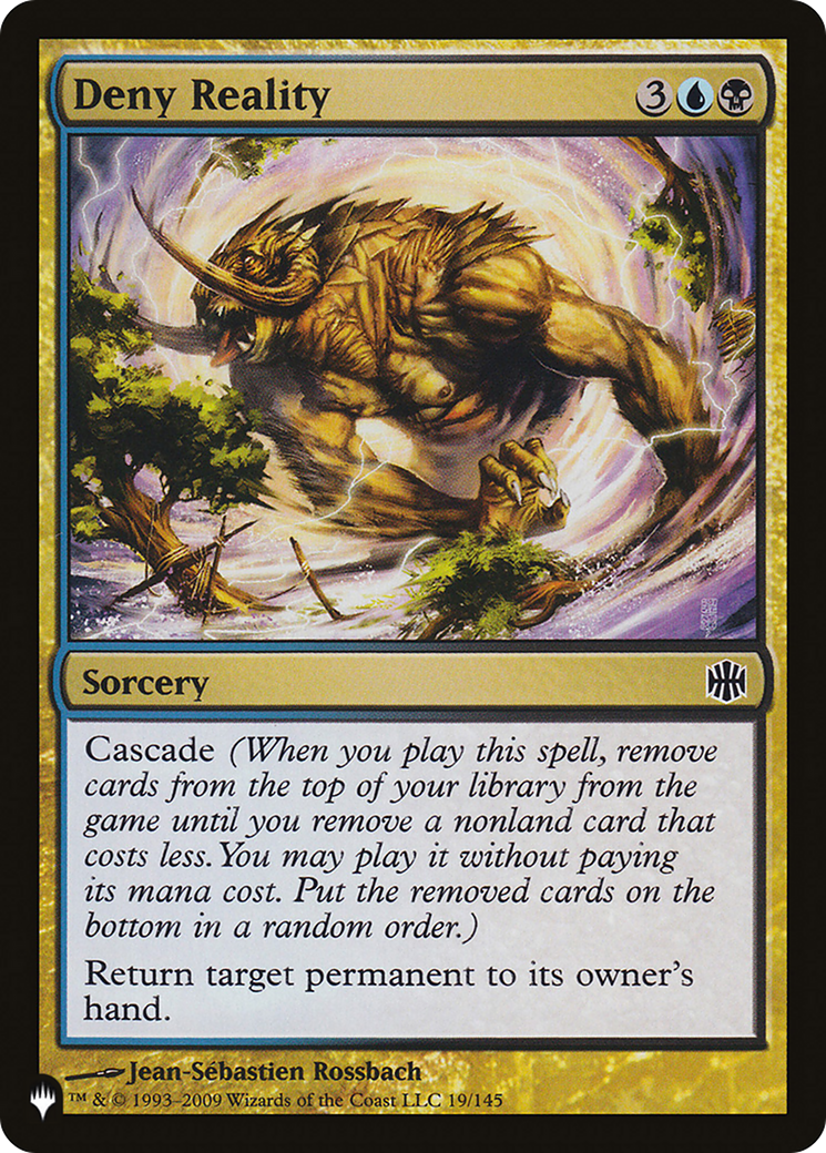 Deny Reality (ARB) (LIST-ARB-19) - The List