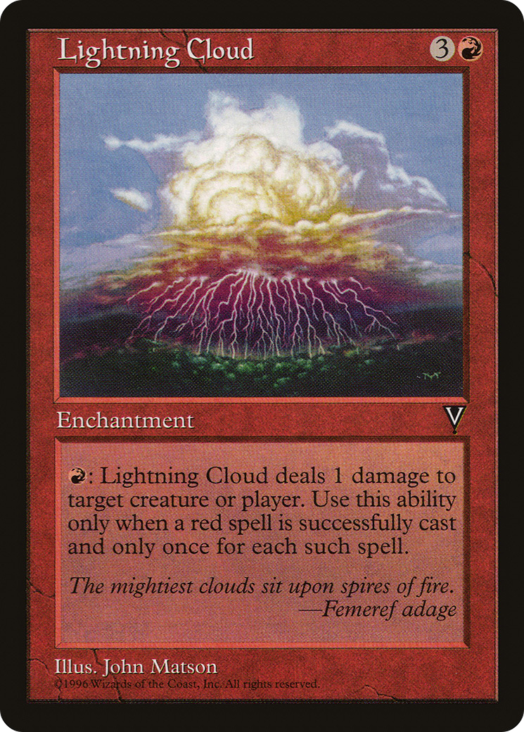 Lightning Cloud (VIS-) - Visions